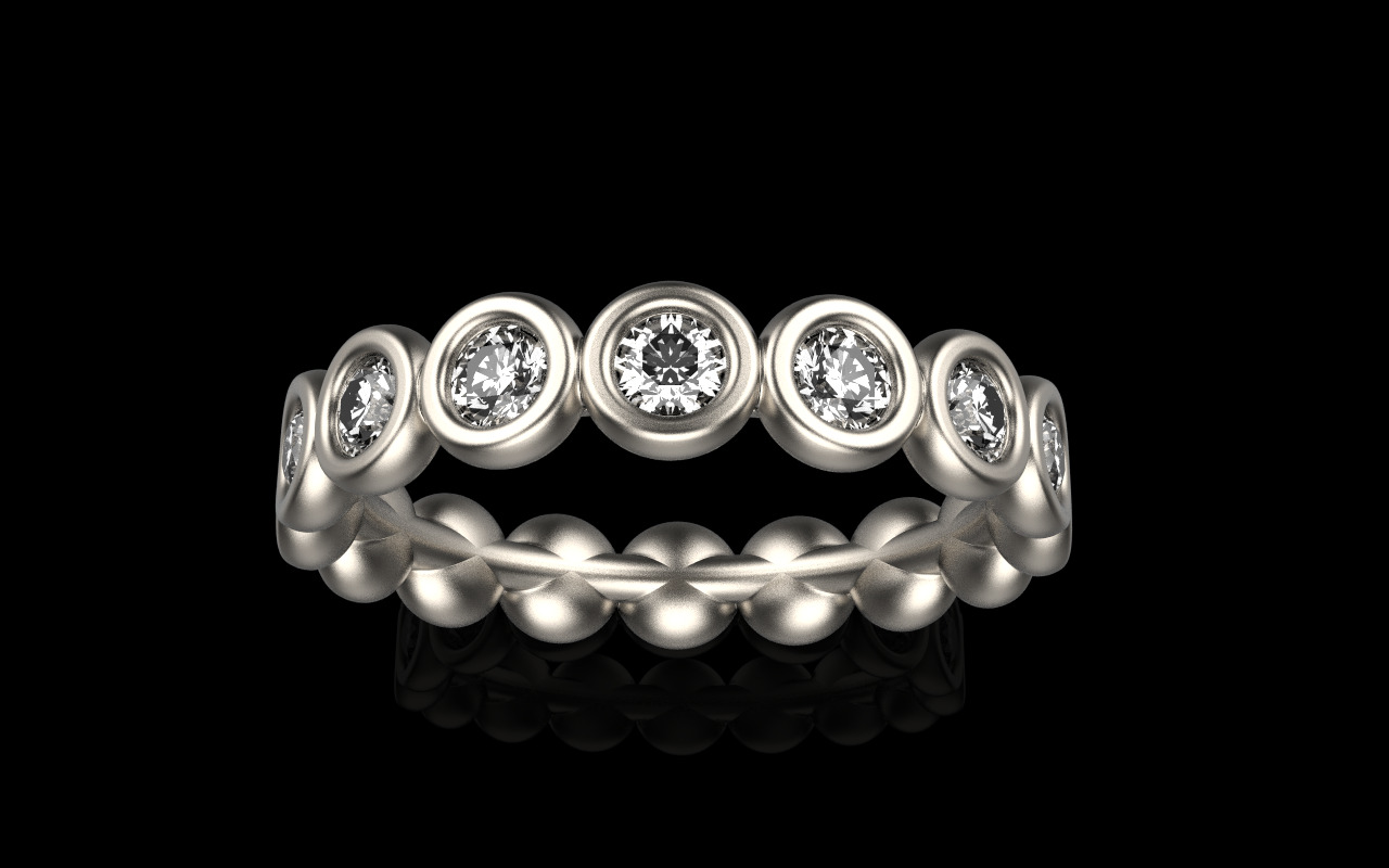 Bezel ring model 781 3D print model_12