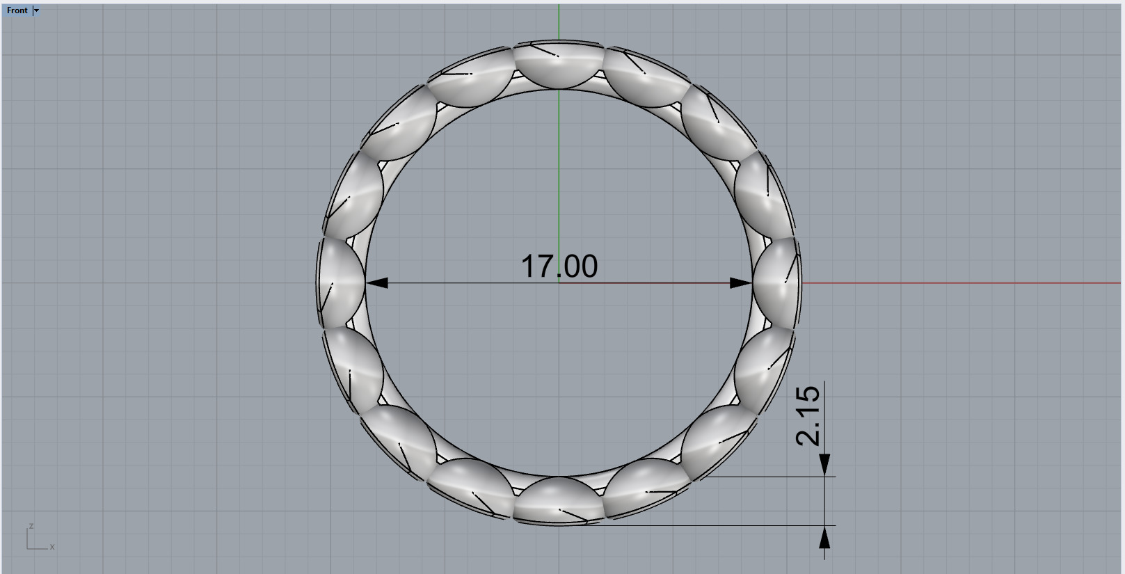 Bezel ring model 781 3D print model_7