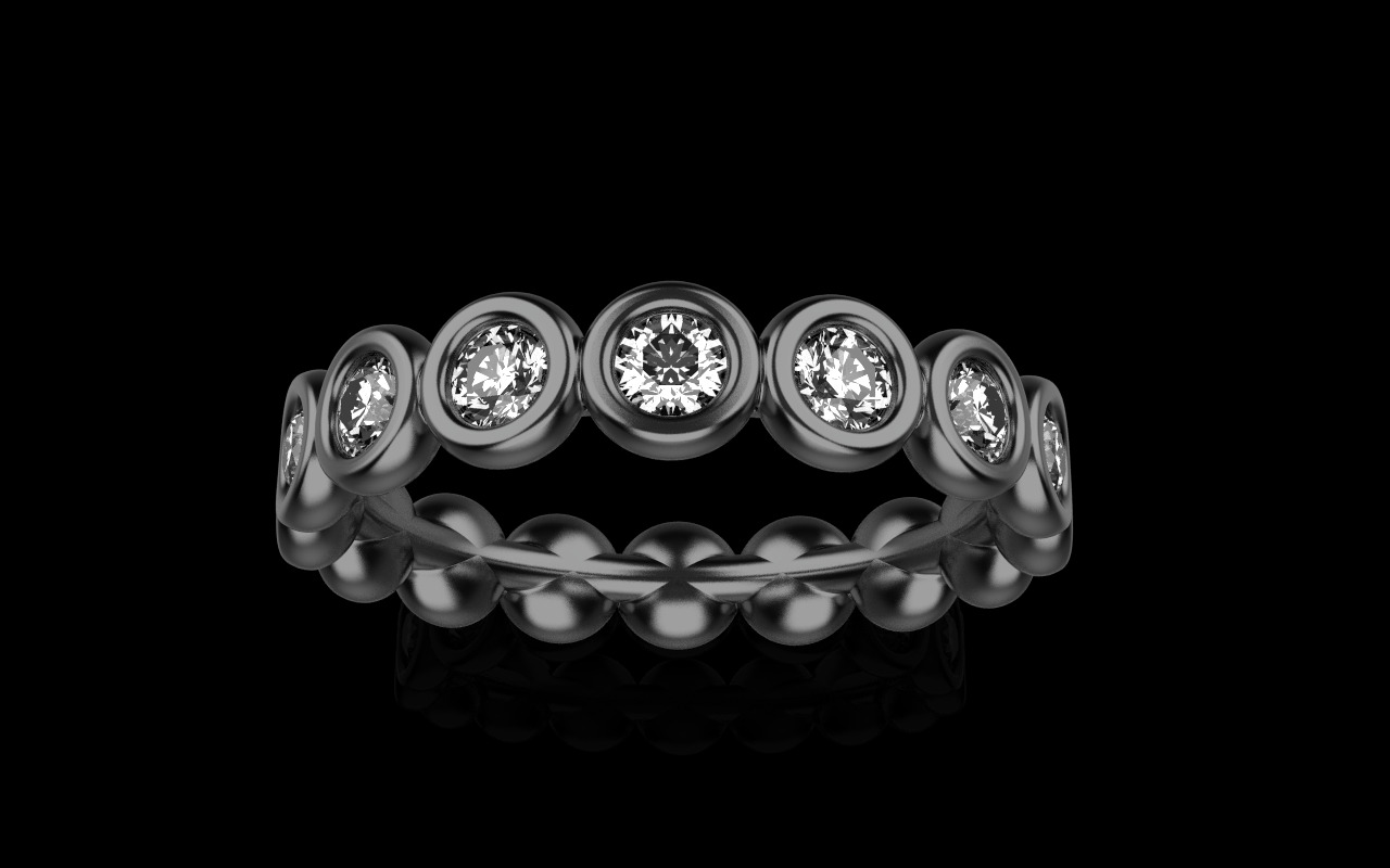 Bezel ring model 781 3D print model_13