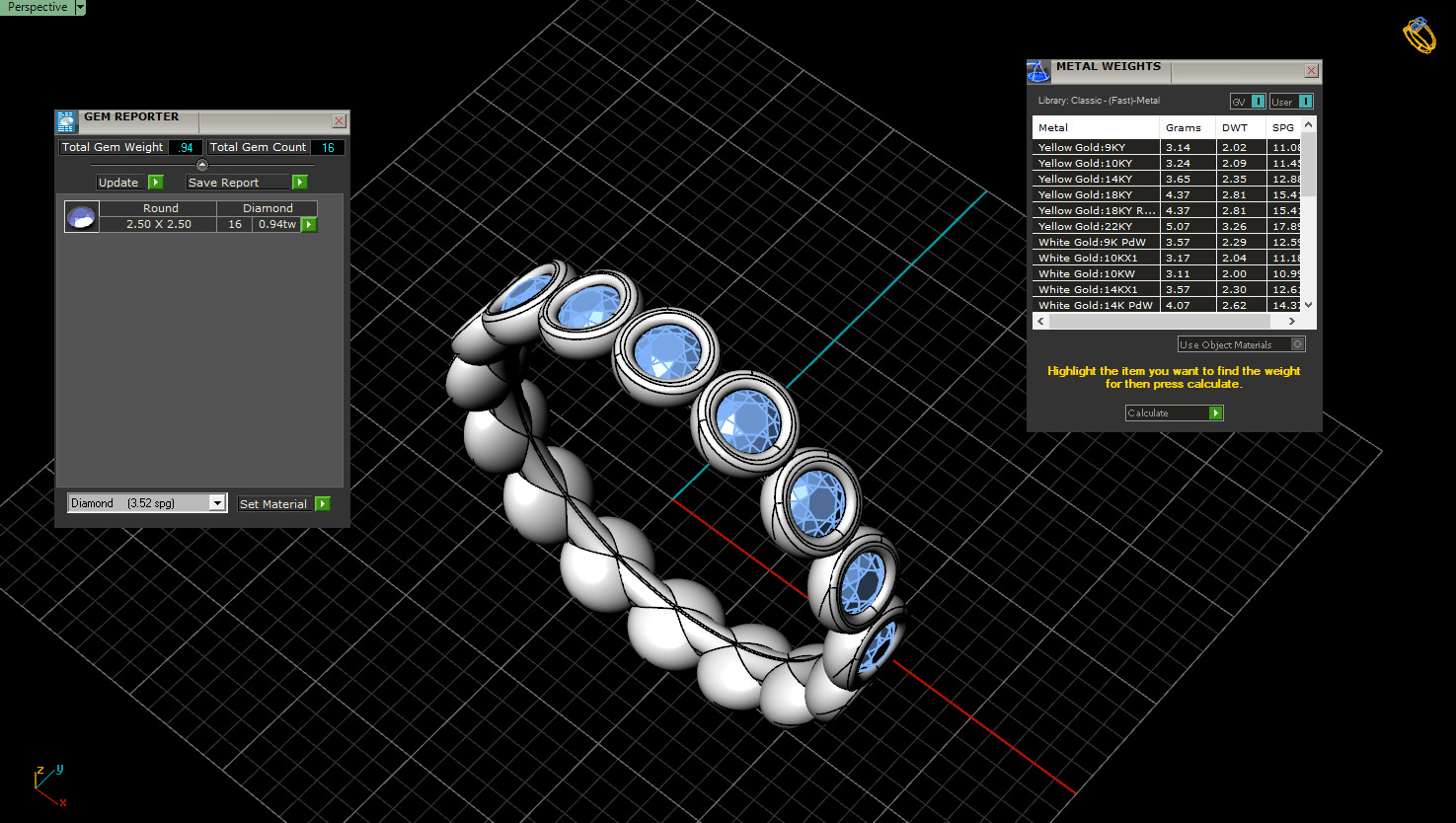Bezel ring model 781 3D print model_4