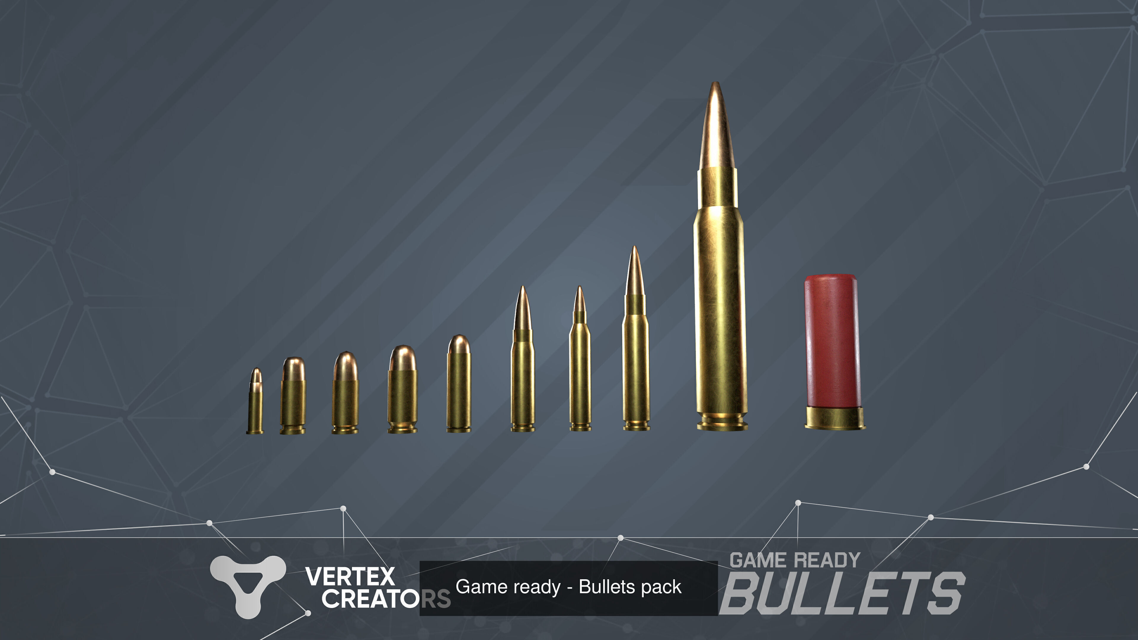 Game Ready - Pistol Pack 3D Model Collection_10