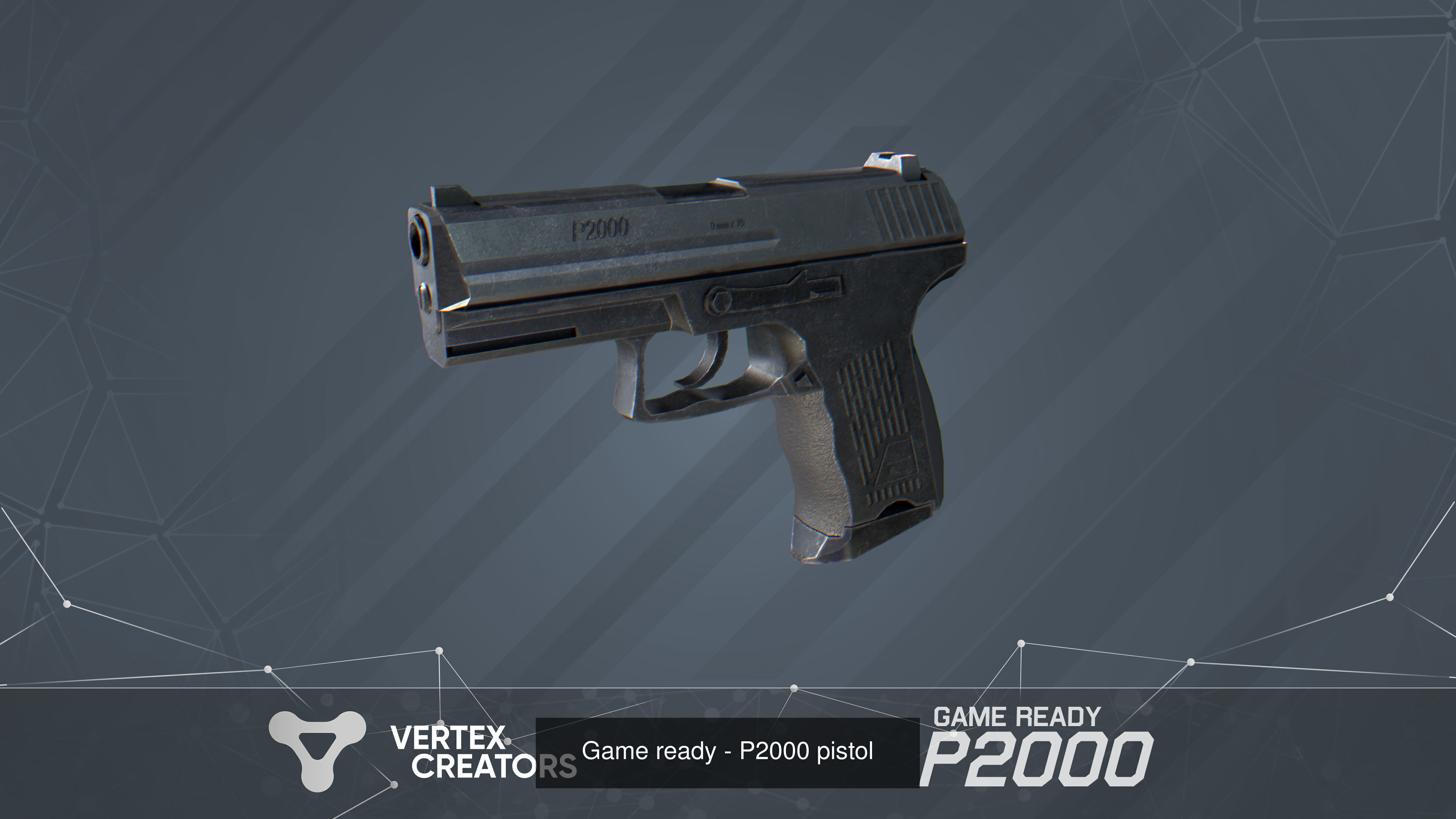 Game Ready - Pistol Pack 3D Model Collection_6