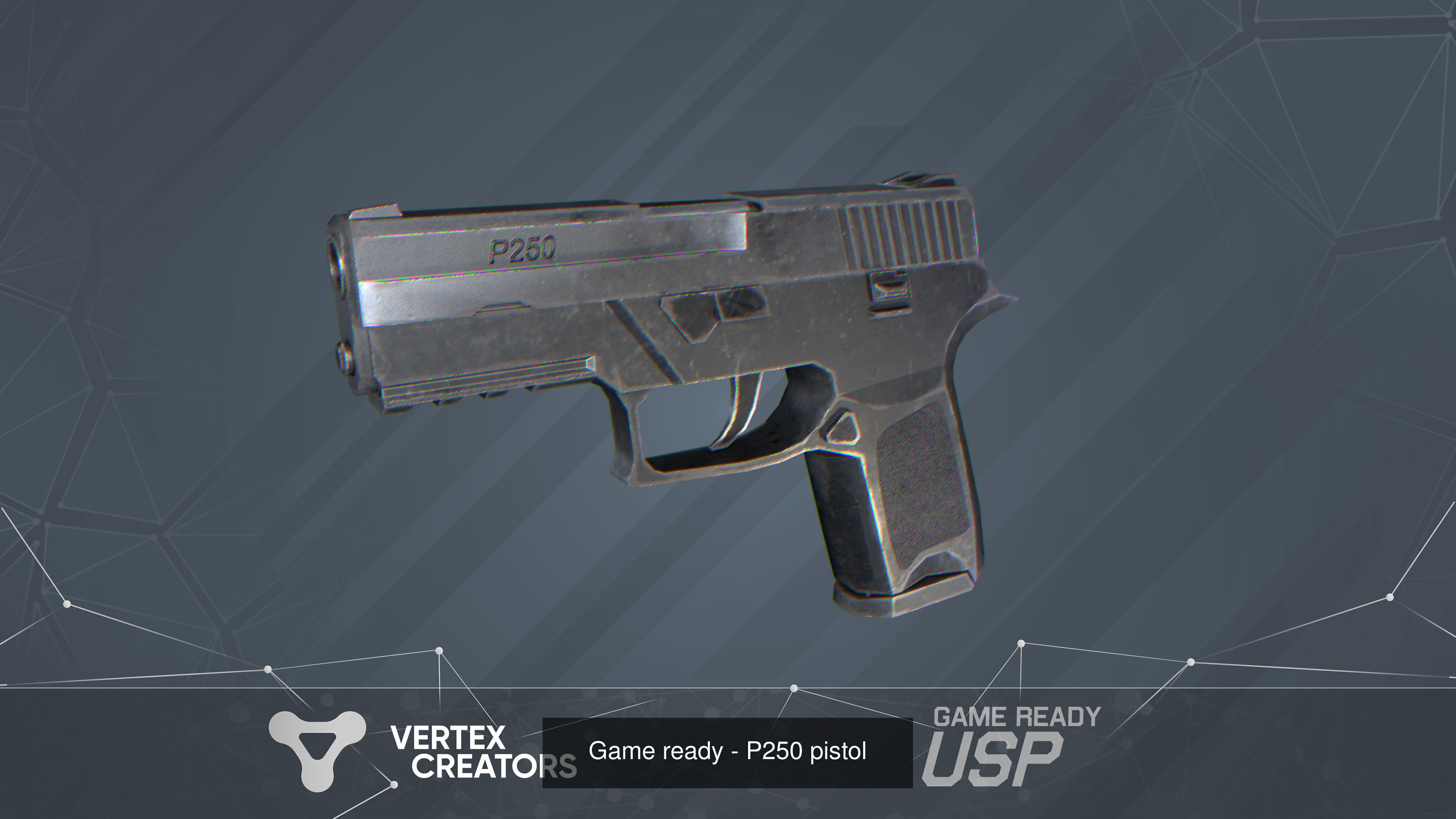 Game Ready - Pistol Pack 3D Model Collection_8