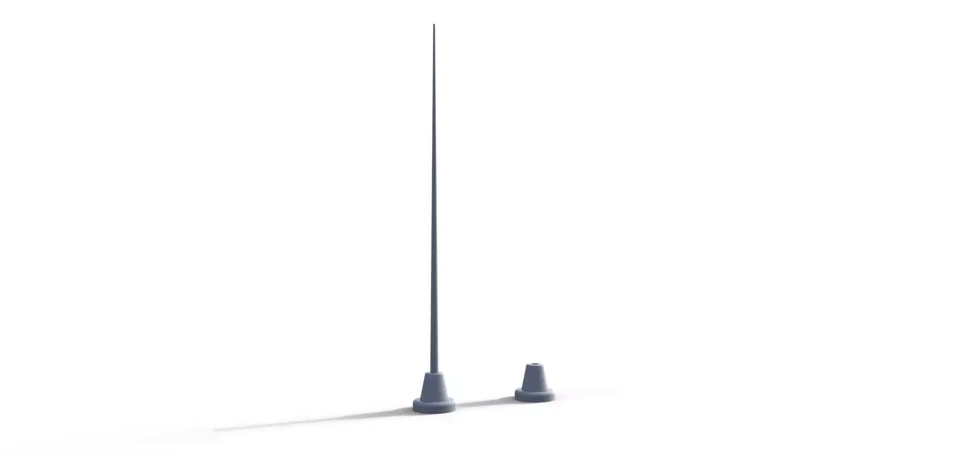 Antennenfus antenna base 3D print model_0