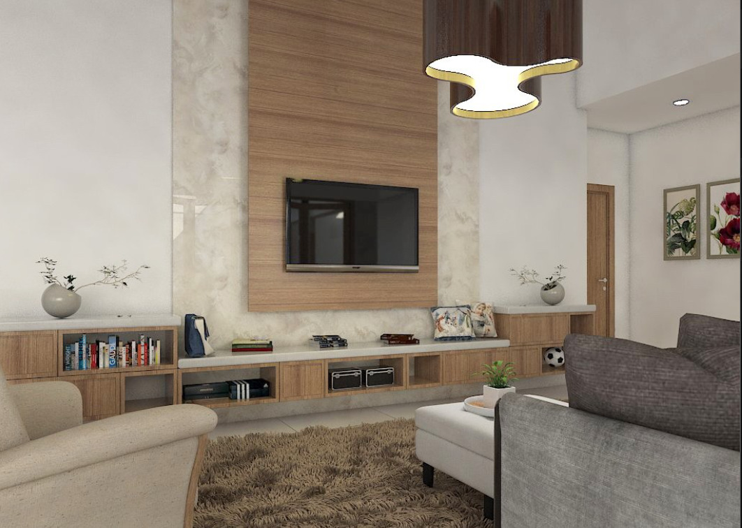 Dining and Living room 3D model_5