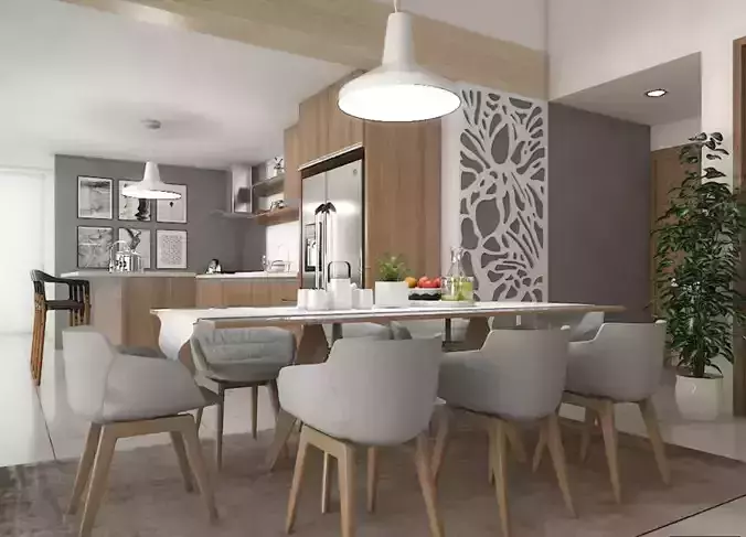 Dining and Living room 