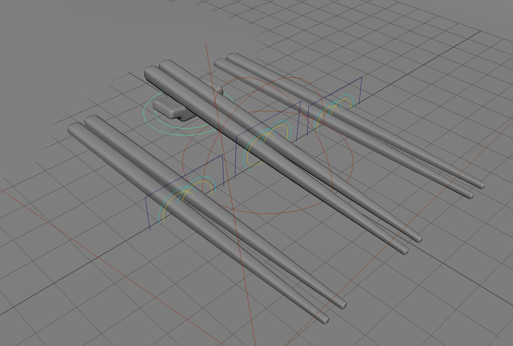 Chopsticks with Holder 3D model_6
