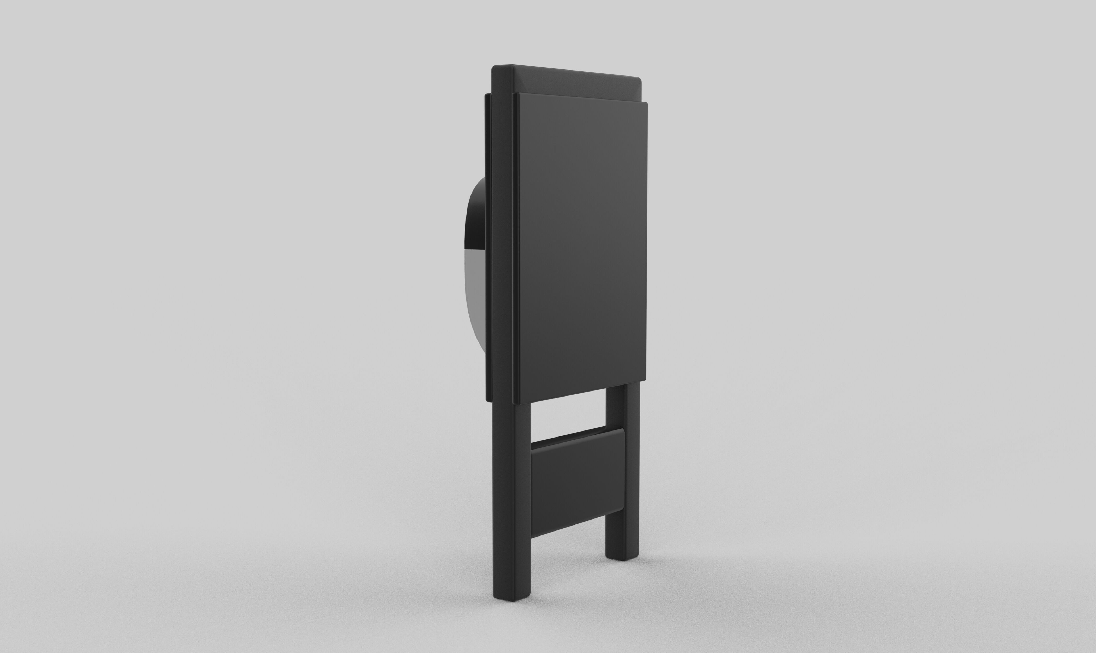 Phone Booth 3D model_8