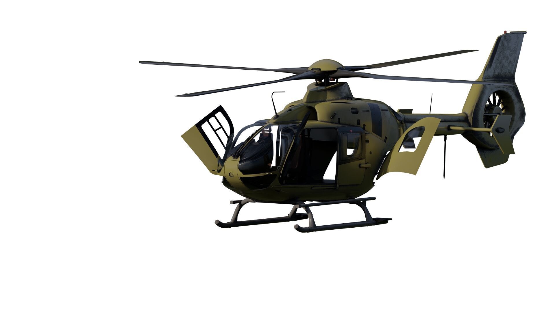 Airbus Helicopter H135 3D model_2