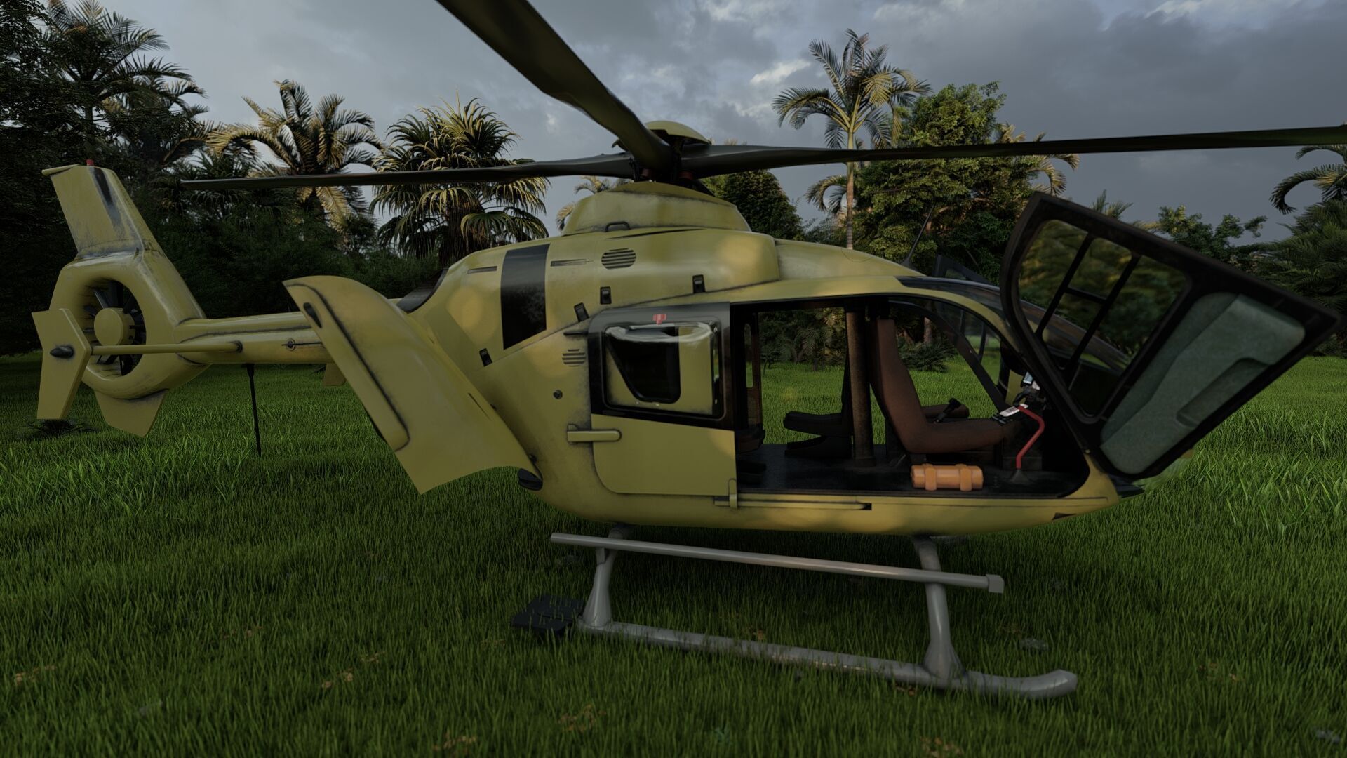 Airbus Helicopter H135 3D model_25