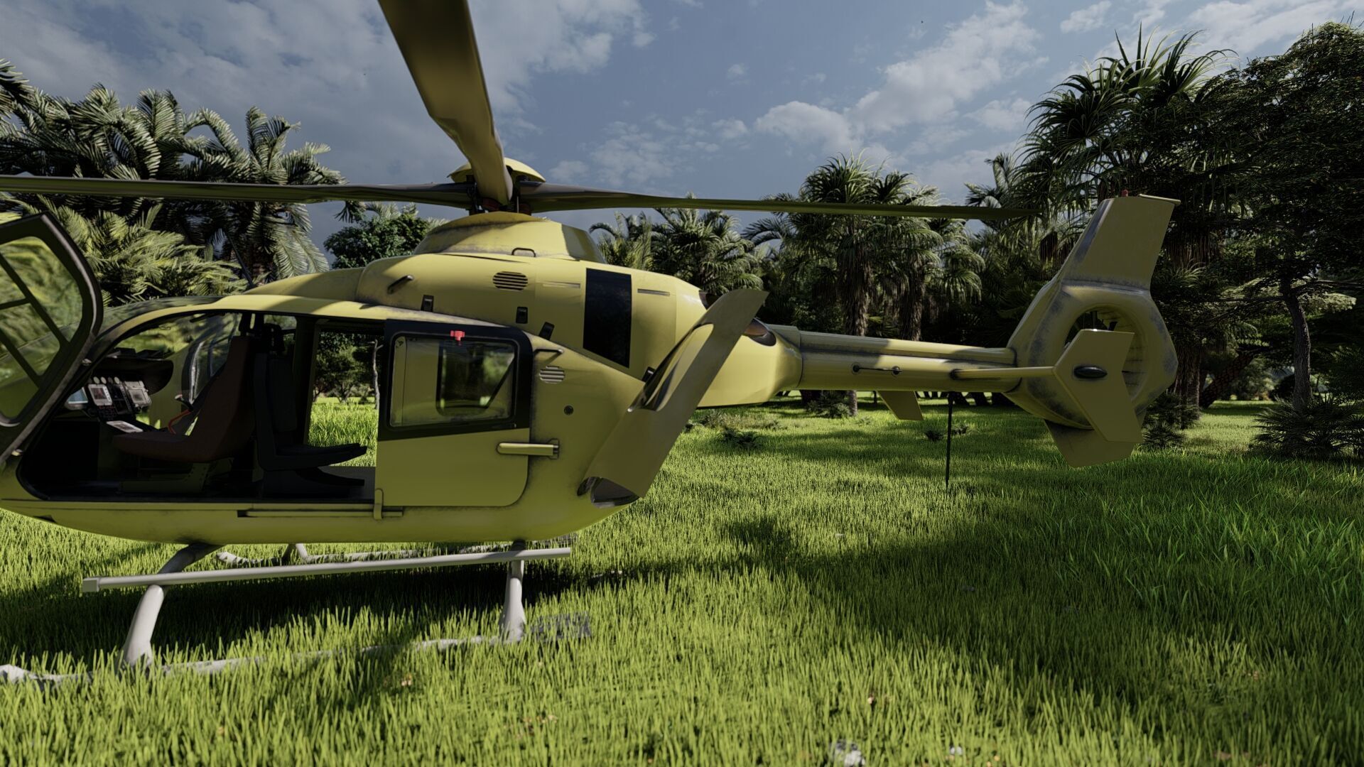 Airbus Helicopter H135 3D model_29