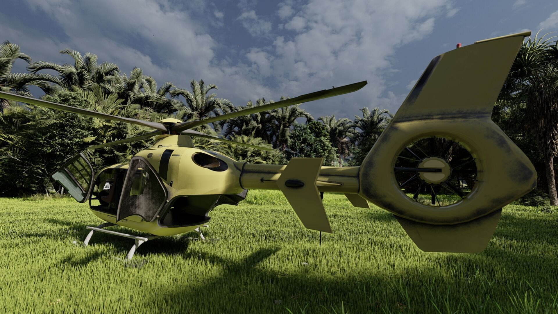 Airbus Helicopter H135 3D model_30