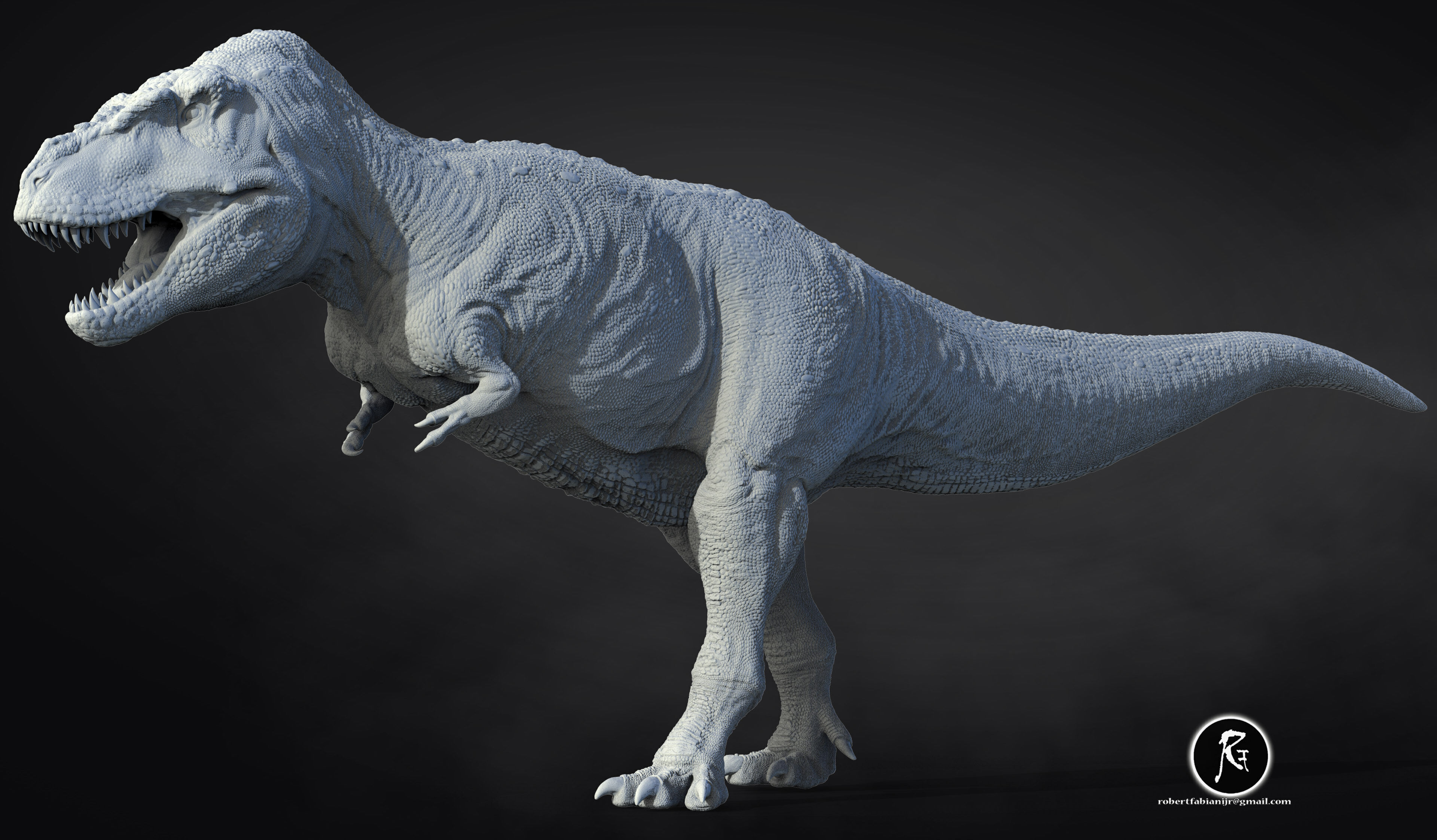 Tarbosaurus  3D print model_1