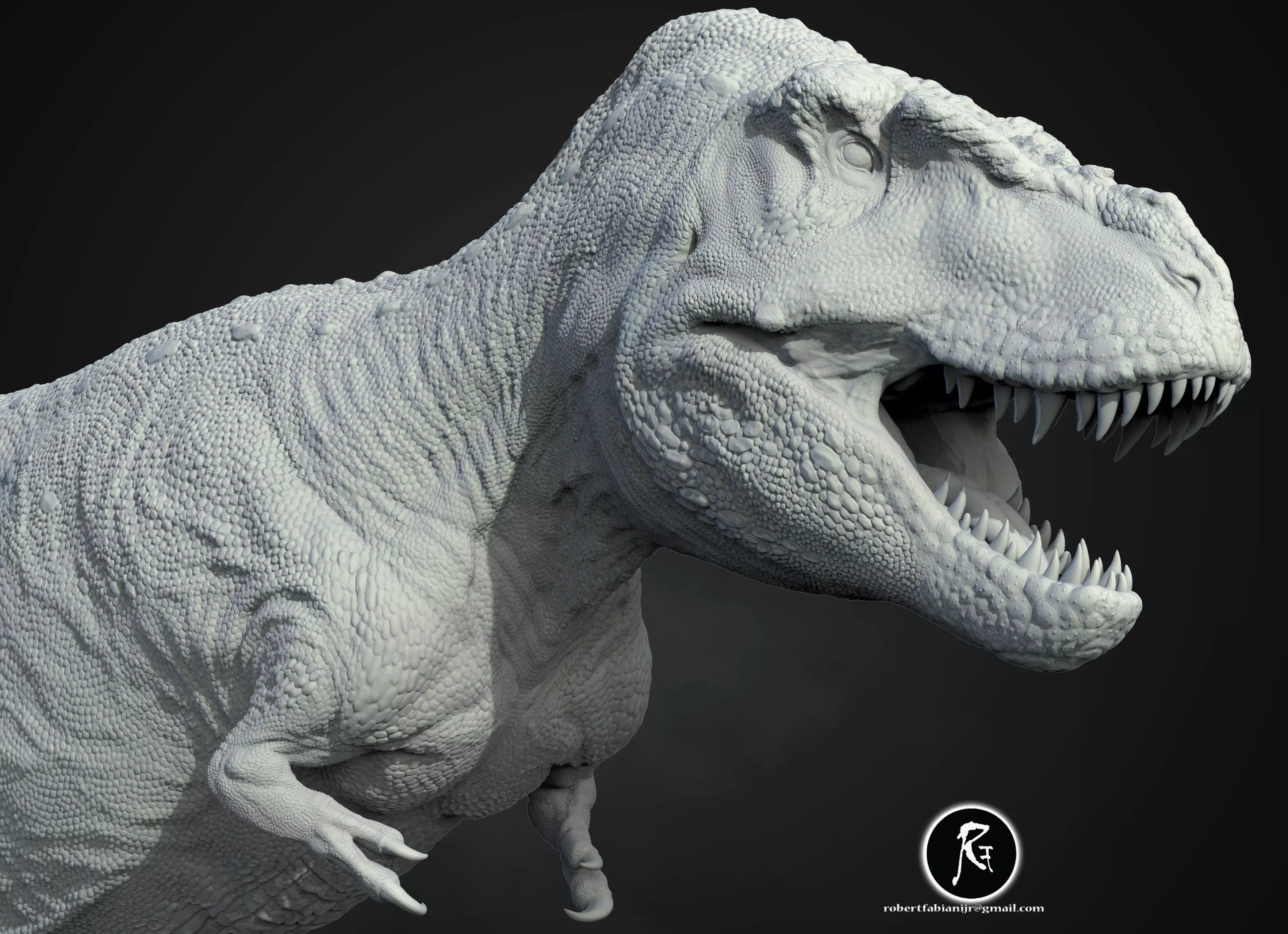 Tarbosaurus  3D print model_0