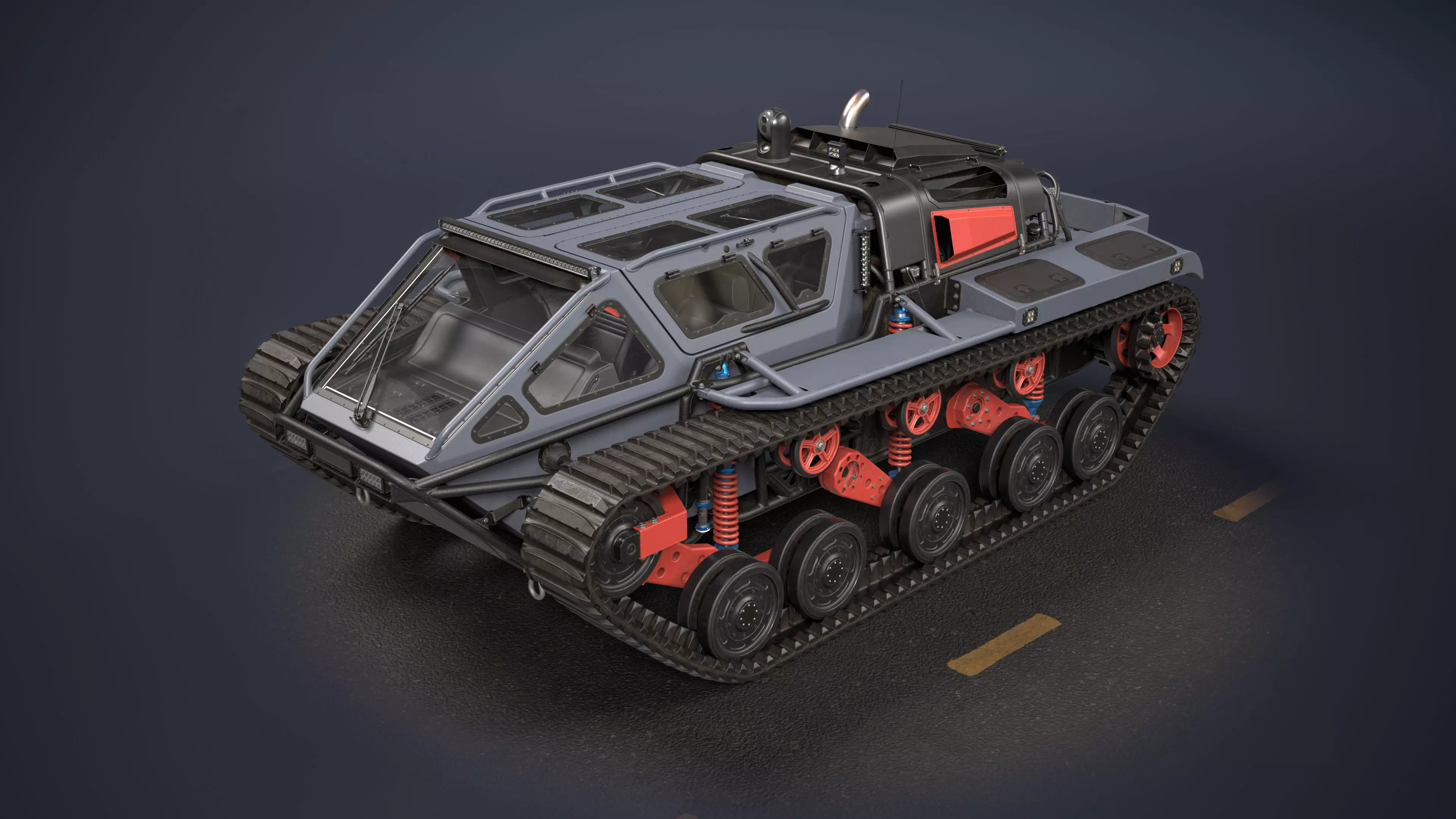 Ripsaw EV3-F4 PBR 3D model