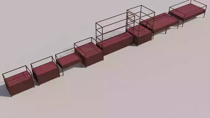 Antique museum rack furniture