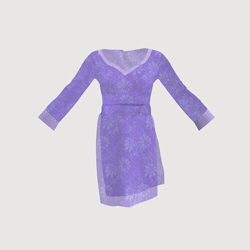 Indian Kurti  3D model