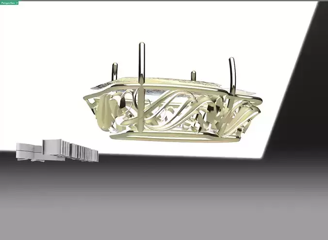 Basket Pendant 3D print model