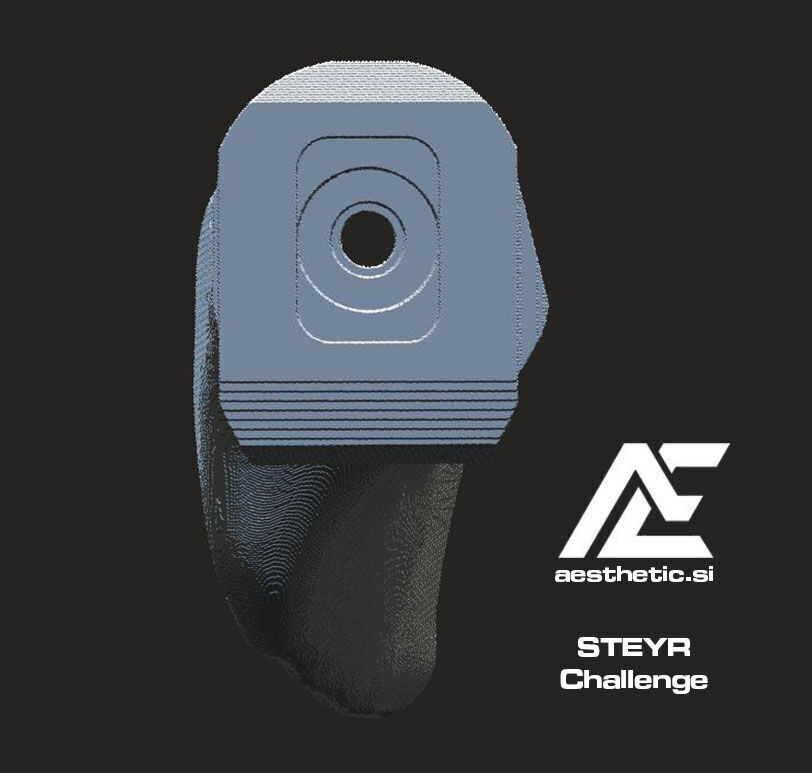 Steyr Grip Pro 3D print model_2