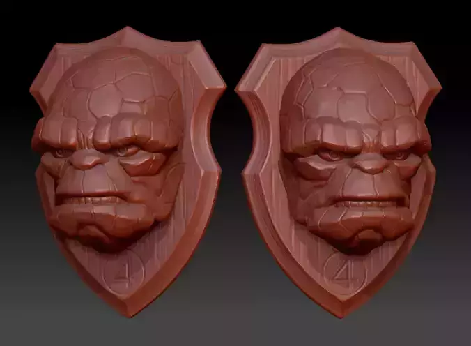 The Thing Throphy Head 3D print model