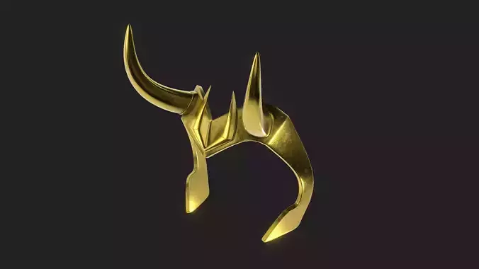 Loki Crown Headpiece with Horns