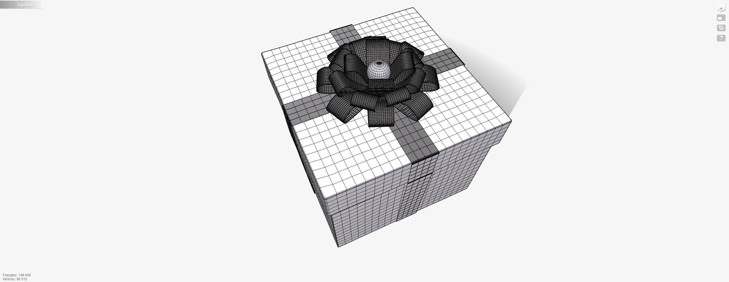 Gift Box 3D print model_8
