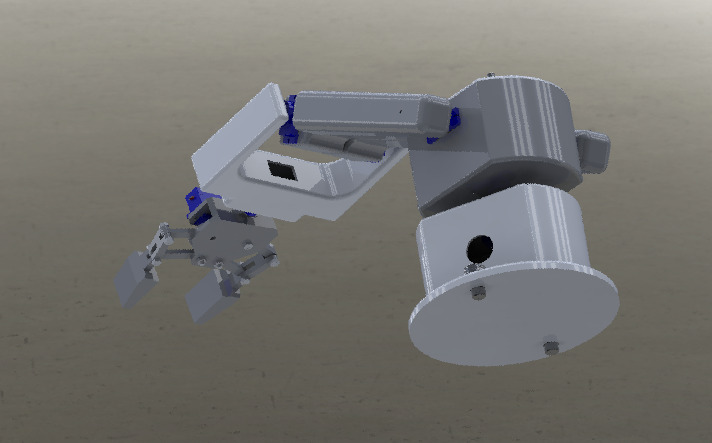 DIY Mini Robot Arm with SG90 Servo Motors - Programmable  3D print model_4