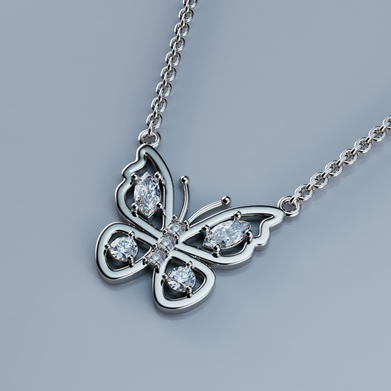 Pendant Butterfly 3d print model 3D print model_2