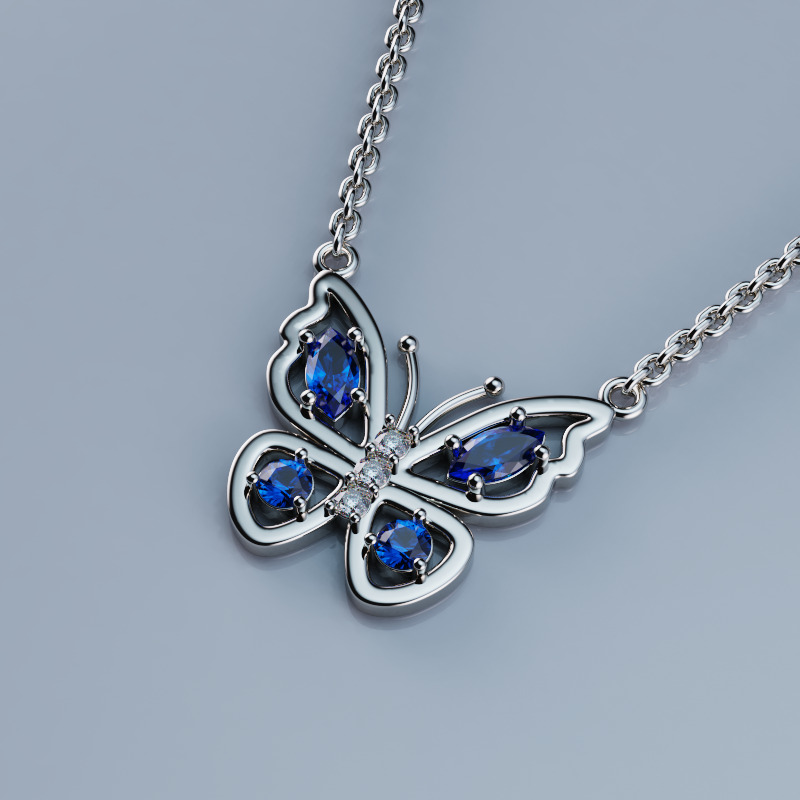 Pendant Butterfly 3d print model 3D print model_1