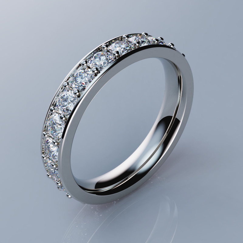 Ring Symbol 2 5 mm All Sizes 3D print model 3D print model_2