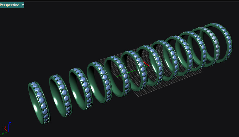 Ring Symbol 2 5 mm All Sizes 3D print model 3D print model_6