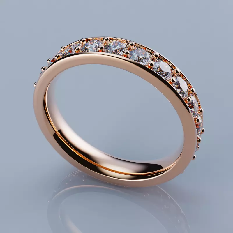 Ring Symbol 2 5 mm All Sizes 3D print model 3D print model_0