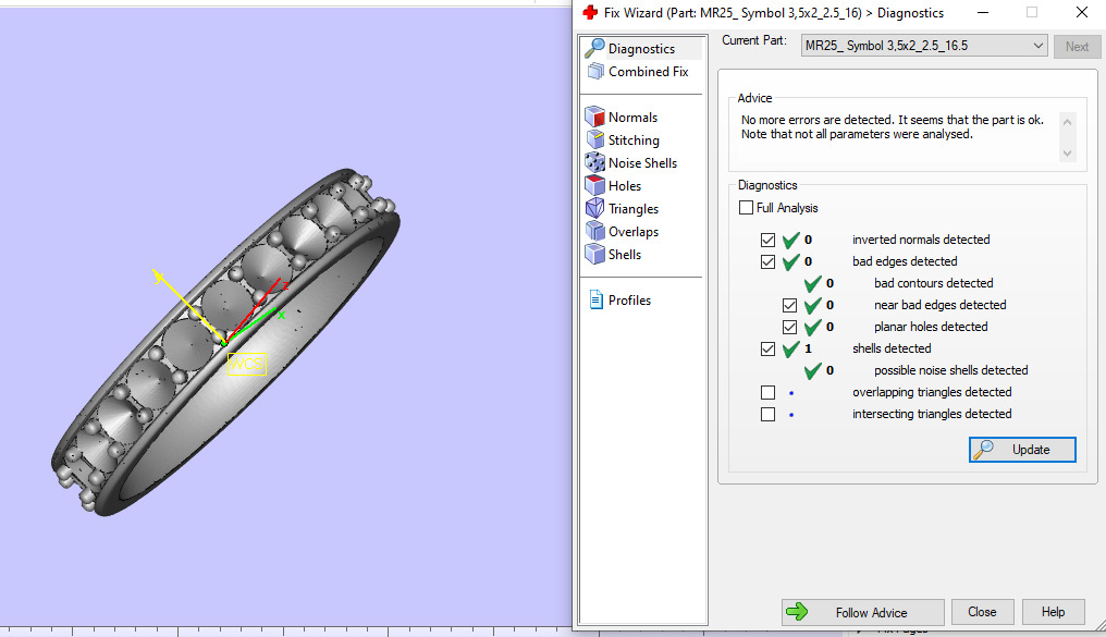 Ring Symbol 2 5 mm All Sizes 3D print model 3D print model_8