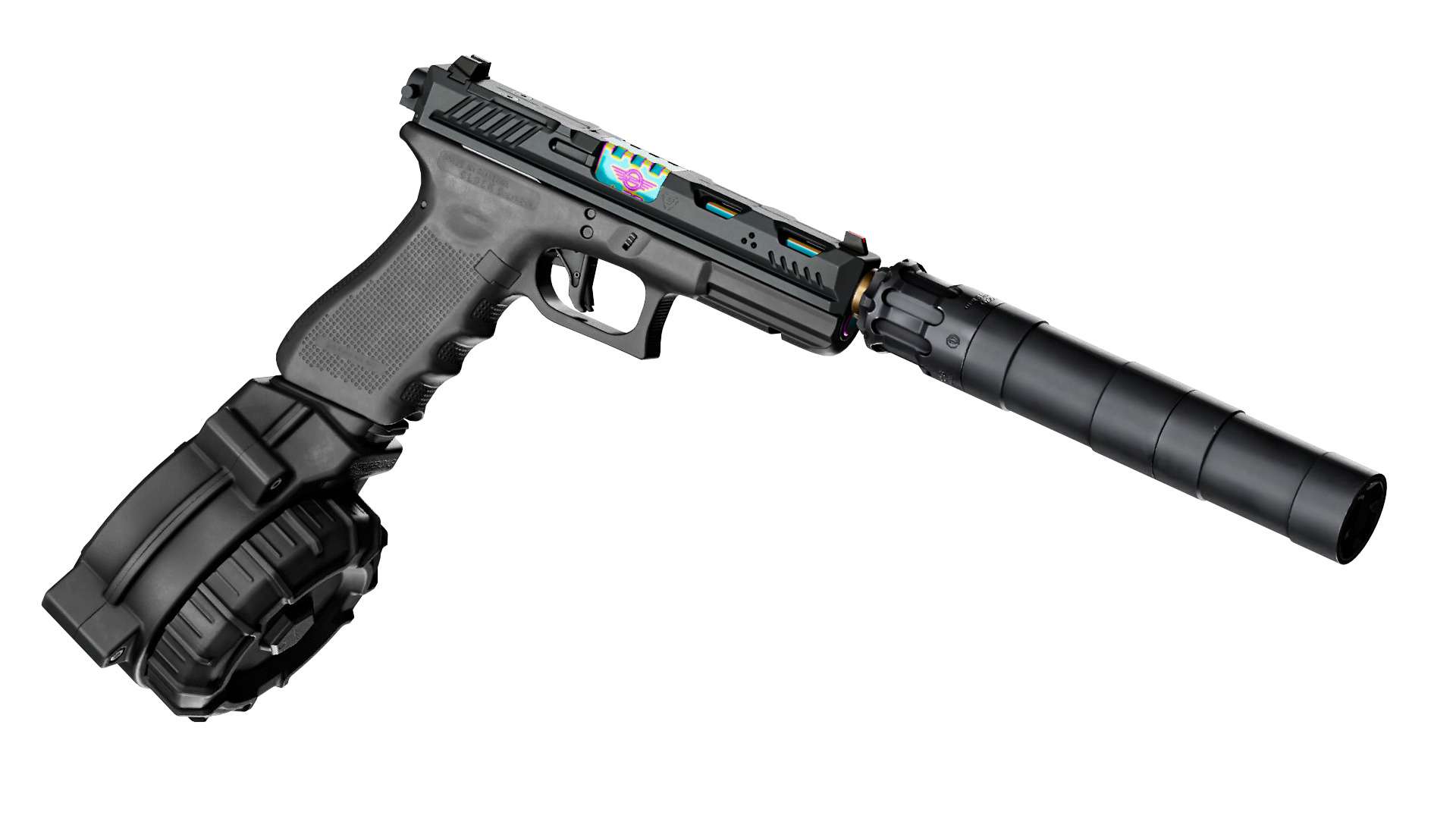 GLOCK 17 MEGA PACK Low-poly 3D model_2