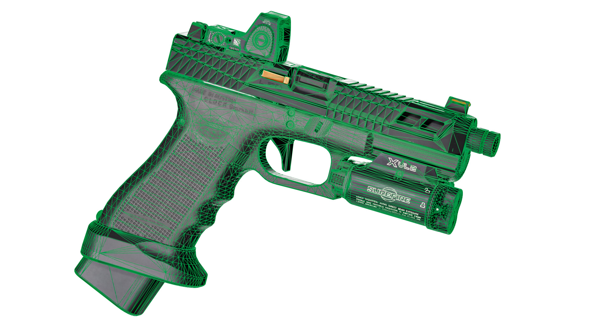 GLOCK 17 MEGA PACK Low-poly 3D model_14