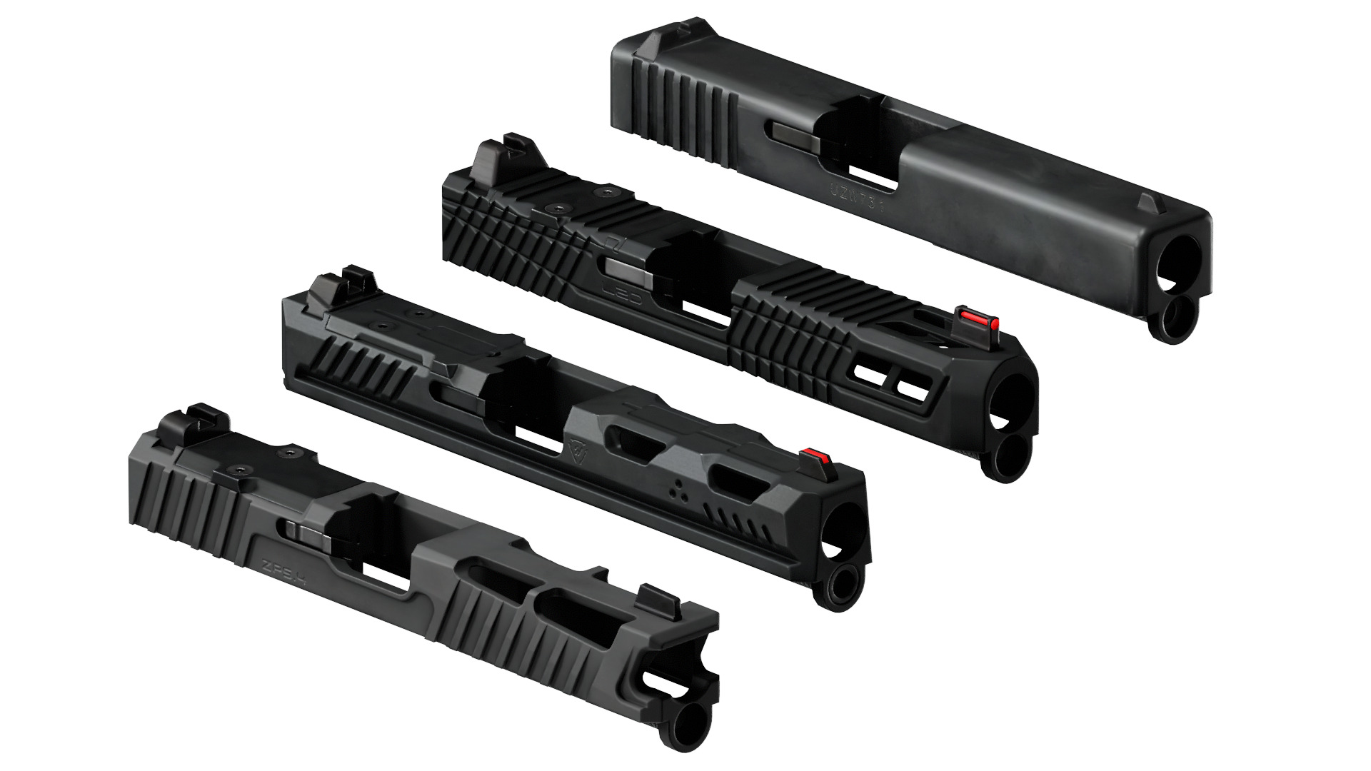 GLOCK 17 MEGA PACK Low-poly 3D model_5