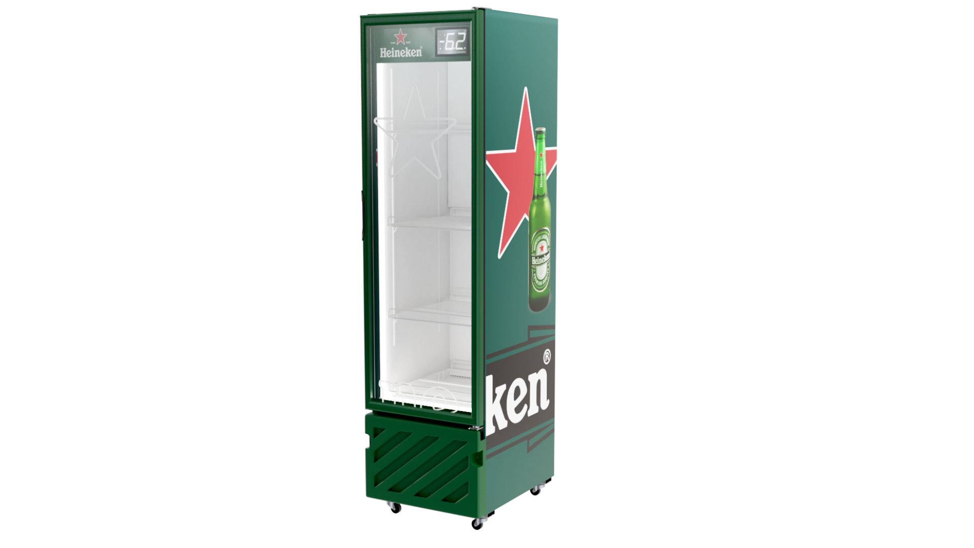 Heineken Refrigerator 3D model_1