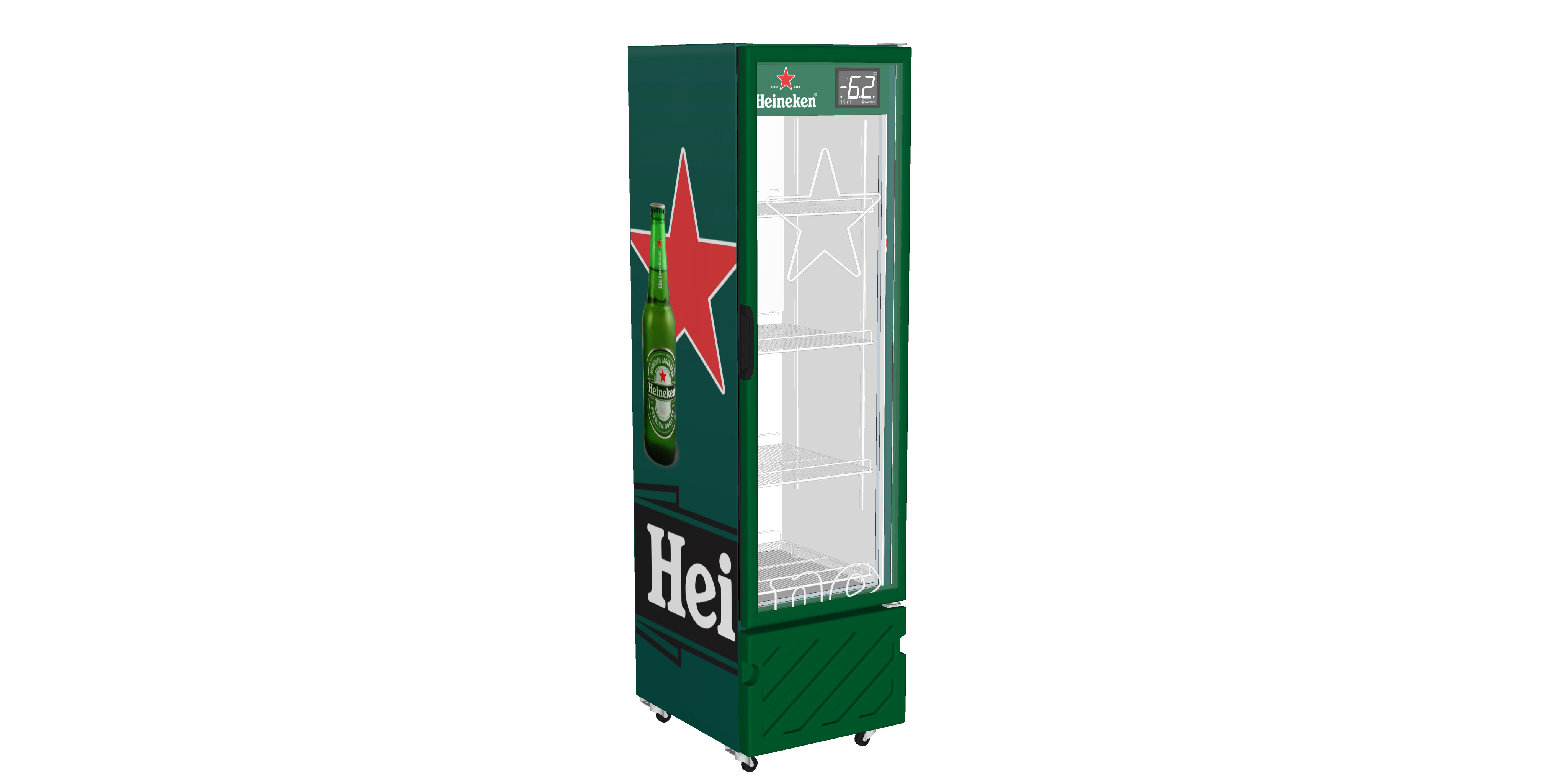 Heineken Refrigerator 3D model_2