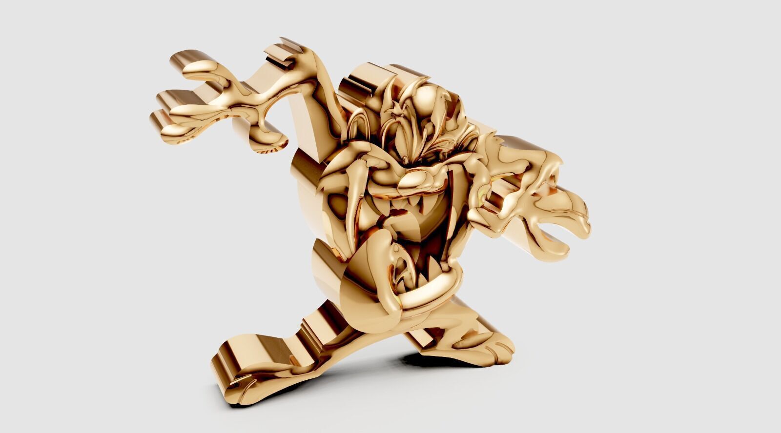 Tasmanian Devil 3D print model_2