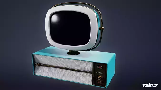 MIDCENTURY - Television 05 - LOW POLY