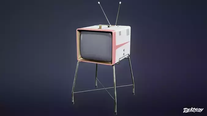 MIDCENTURY - Television 07 - LOW POLY