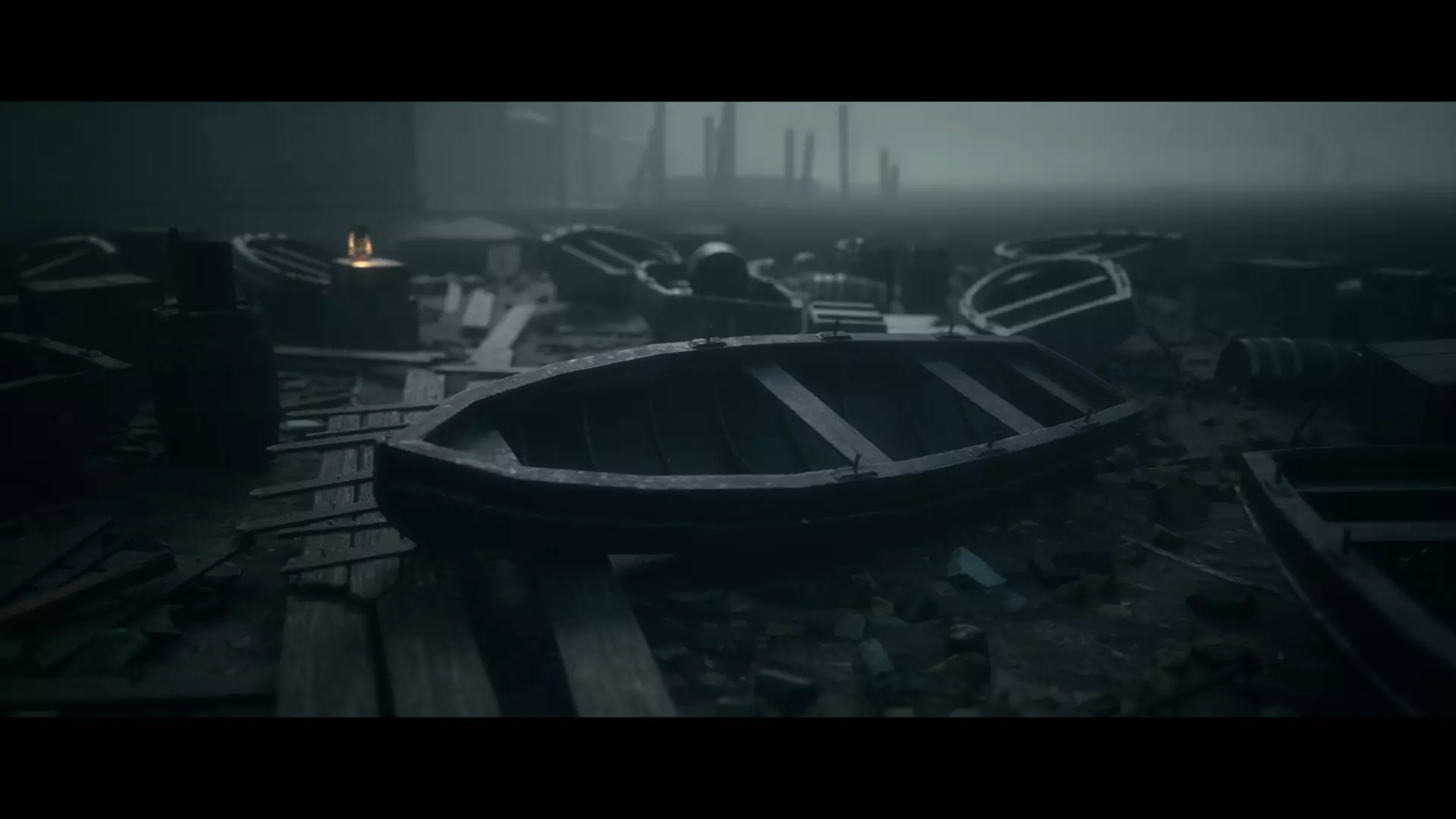 LOW POLY WOODEN BOAT 2 Low-poly 3D model_0