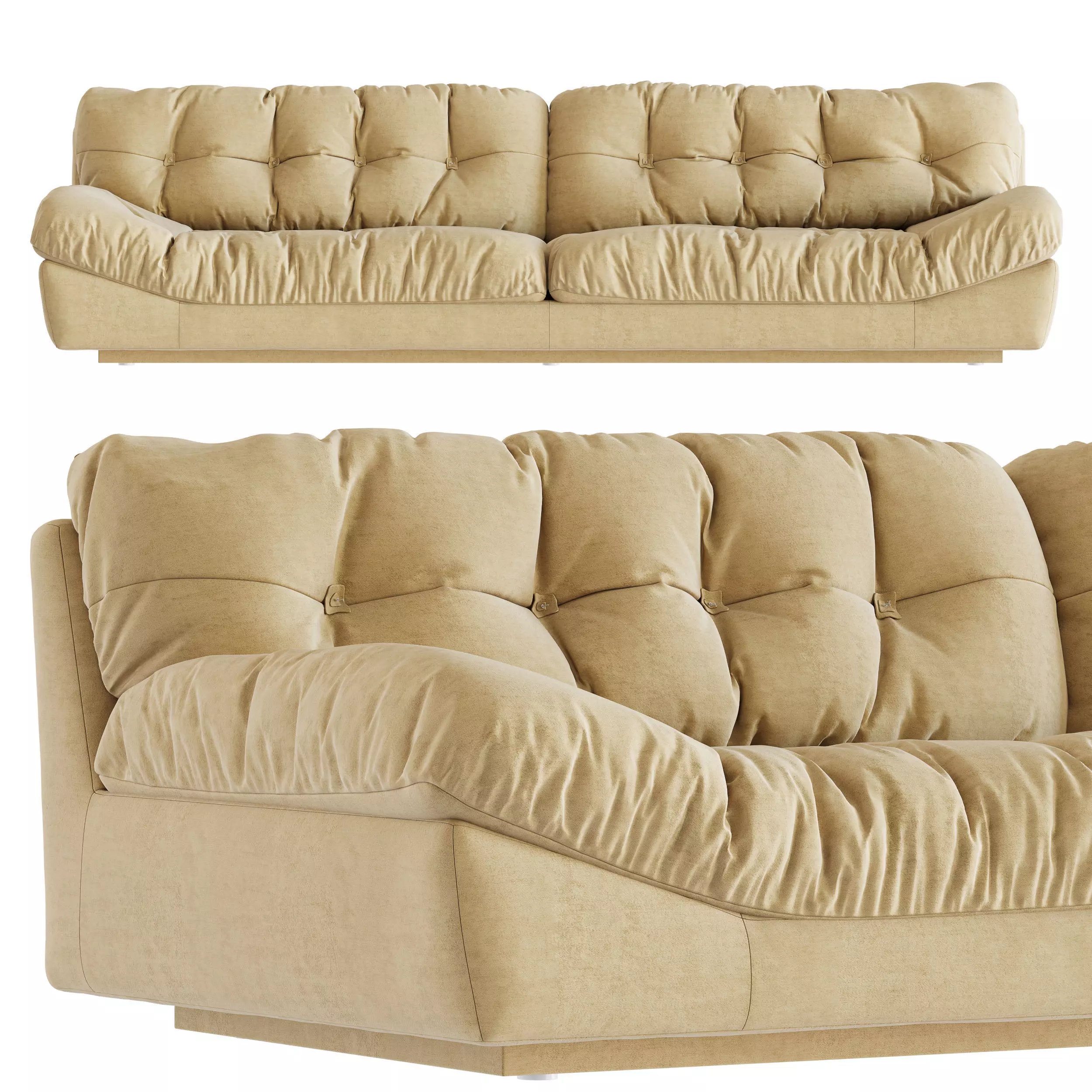 Baxter Milano Sofa 3D model_0