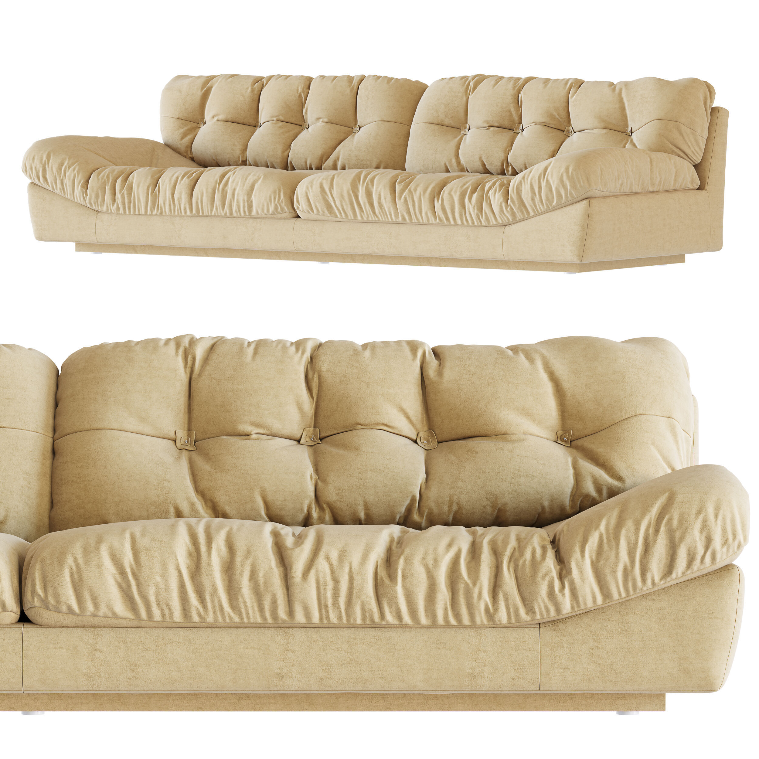 Baxter Milano Sofa 3D model_3