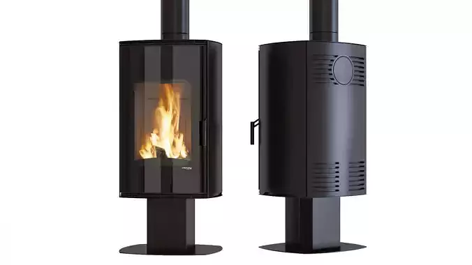  Stove-fireplace Defro Home Orbis 3D model
