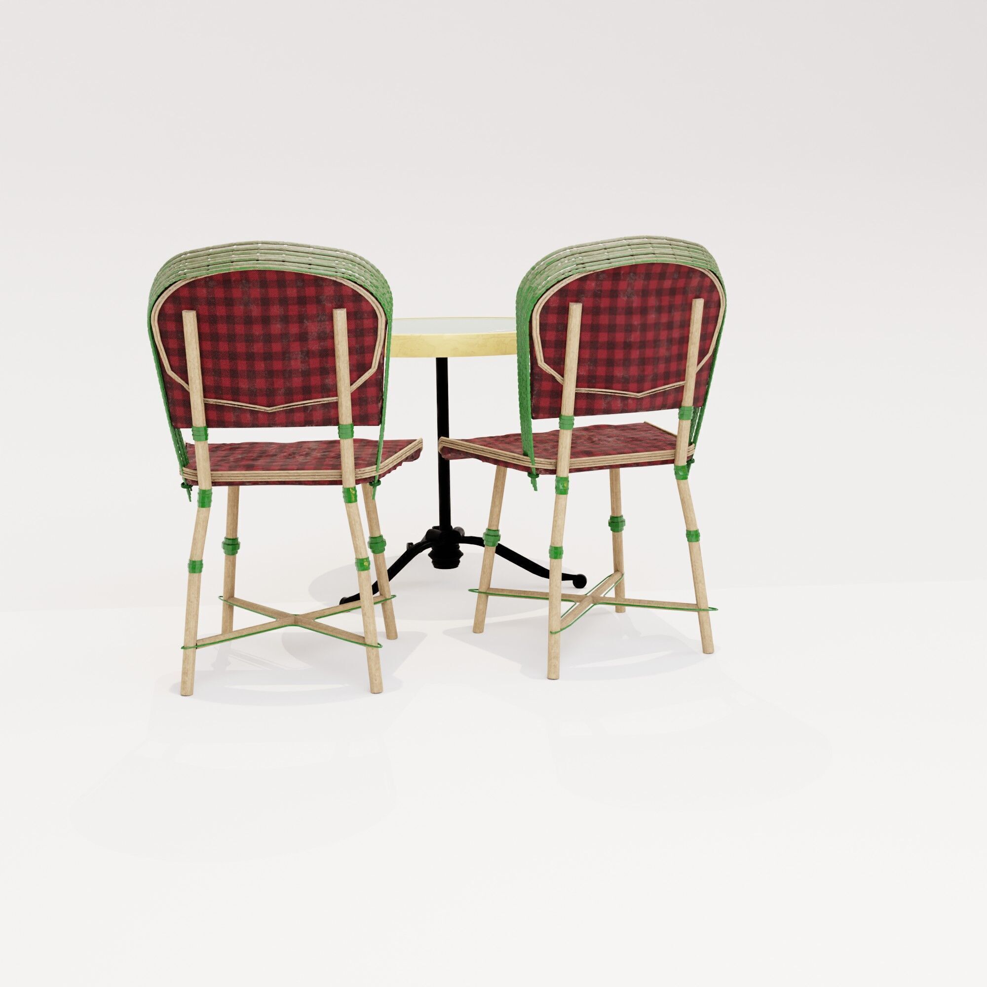 cafe de flore paris 3D model_19