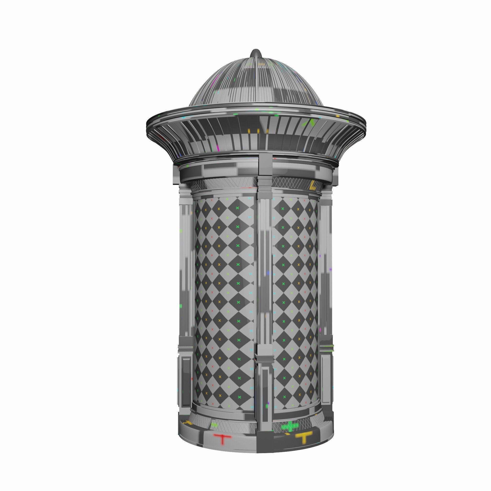 cafe de flore paris 3D model_31