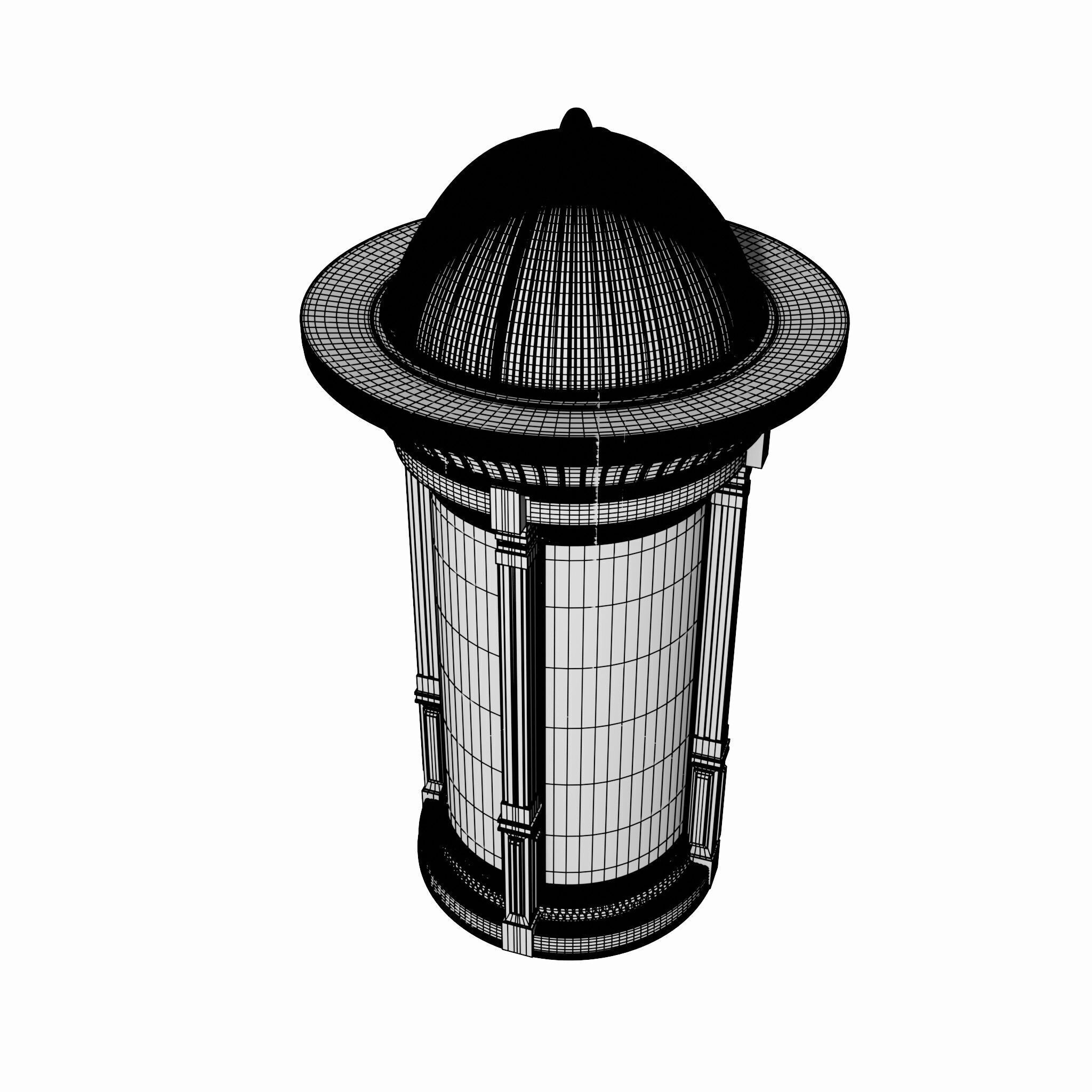 cafe de flore paris 3D model_32