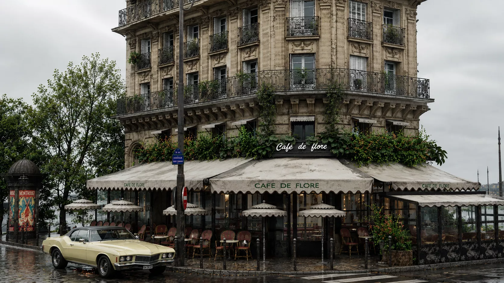 cafe de flore paris 3D model