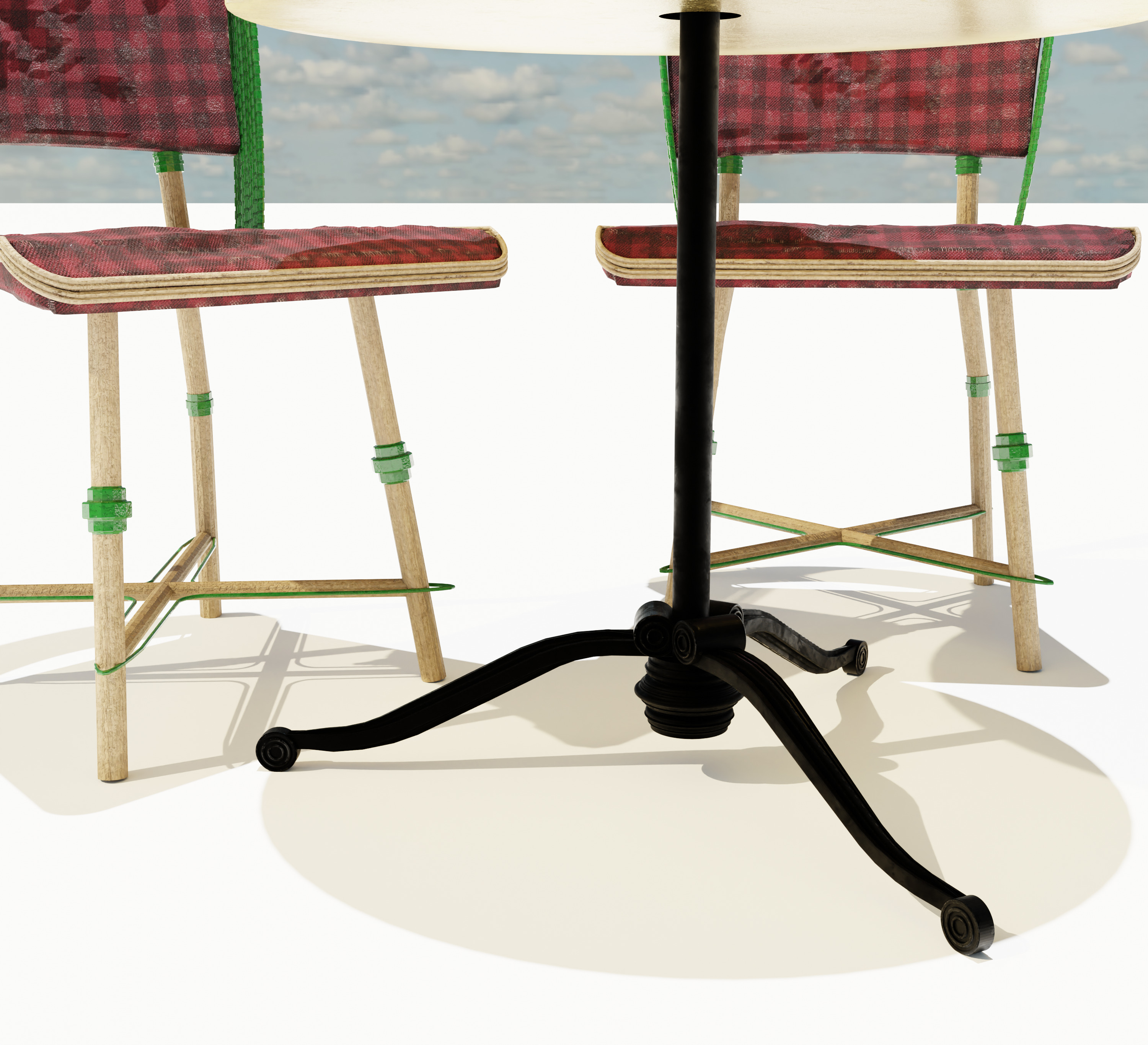 cafe de flore paris 3D model_29